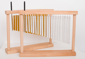 Campana de Viento Orff de 20 Tonos, Marco de Madera de Haya Sólida de Una Sola Capa, Tubo de Aluminio, Fácil de Transportar, Venta al Por Mayor - Product Image 1