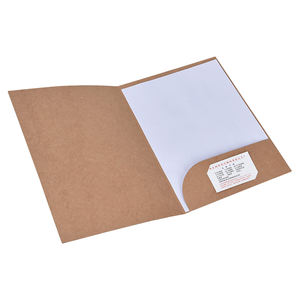 Carpeta laminada de doble cara con logotipo personalizado A4 250G con 2 bolsillos y ranura para tarjeta de visita a todo color Folleto de negocios de <span class=keywords><strong>dos</strong></span> pliegues - Product Image 6