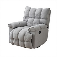 Canapé électrique multifonctionnel paresseux, style inspiré du luxe, fauteuil pivotant pliable, fauteuil à bascule chauffant et massant