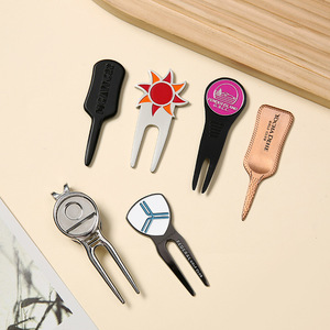 OTF shotgun ค้อน <span class=keywords><strong>Ping</strong></span> Titleist โลหะ<span class=keywords><strong>ไม้</strong></span>ไผ่สีดำไม้นีออนพับได้1ง่าม<span class=keywords><strong>กอล์ฟ</strong></span>เครื่องมือซ่อม Divot - Product Image 4