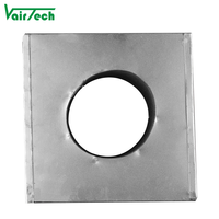 Diffuseur linéaire de ventilation CVC et grilles, boîte d'isolation de transition, boîte de plénum en acier galvanisé