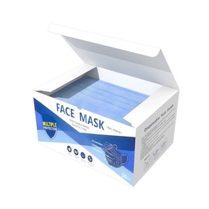 Masques Hijab S&J Muslim Cross Head Earloop, masques colorés, masques faciaux jetables en non-tissé 3 plis de qualité supérieure avec boucles pour la tête - Product Image 4
