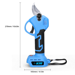 Prix <span class=keywords><strong>pas</strong></span> <span class=keywords><strong>cher</strong></span> 30mm électrique sans fil batterie cisailles en acier jardin sécateur arbre branche plante haie cisailles contournement jardin ciseaux - Product Image 2