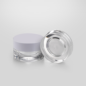 Crema de ojos redonda transparente, de 20g envase de plástico, para el cuidado de la piel, esencias, colorete, embellecedor - Product Image 6