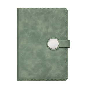 สมุดบันทึกธุรกิจ Hjd ปกหนัง PU กระดาษ 80 กรัม เย็บด้าย ปิดผนึกอย่างดี เหมาะสำหรับการประชุมสำนักงาน บันทึกการประชุม ของขวัญวันครู - Product Image 1