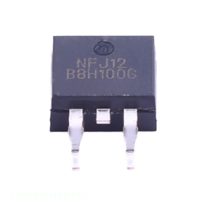 ขายชิ้นส่วนอิเล็กทรอนิกส์ TO-263-3, D2PAK, TO-263AB ไดโอดเดี่ยว MBRB8H100T4G ของแท้ บริการครบวงจร - Product Image 1