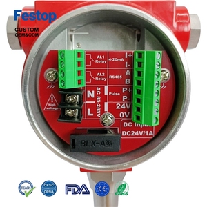 Débitmètre massique intelligent Festop en acier inoxydable pour gaz chaud, type à bride OEM, précision +/-1,5 % pour air comprimé et oxygène - Product Image 1