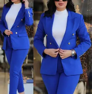 2024 Women's Two Piece Casual Fashion Professional Dress Women's Suit Set