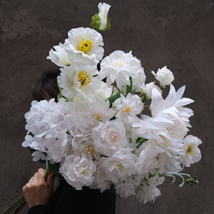 IG personnalisation privée chaude ensemble de fleurs artificielles avancées costume d'été fête de <span class=keywords><strong>mariage</strong></span> accessoires de mise en page de jardin fleurs sans allergie - Product Image 1