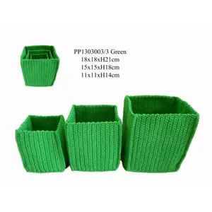 handmade pp crochet basket