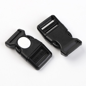 Hebilla de Liberación Lateral de Plástico de 20 mm, Negra, Duradera, Accesorio para Bolsas y Mochilas - Product Image 1