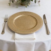 Assiette Ronde de Luxe Léger pour Dîner, Décoration de Banquet Hôtelier, Assiette de Table Occidentale Modèle BY-235, Approvisionnement Transfrontalier pour le Commerce International