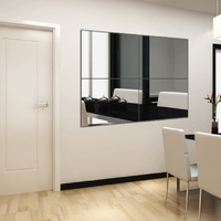 Glass Full Length Wall Mirror Tiles Frameless Full Body Mirror Candle Plate Personal Design Product Make up Mirror