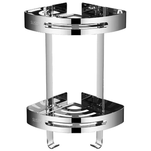 Étagère <span class=keywords><strong>de</strong></span> rangement <span class=keywords><strong>d</strong></span>'<span class=keywords><strong>angle</strong></span> murale en acier inoxydable au design moderne Étagères <span class=keywords><strong>de</strong></span> <span class=keywords><strong>douche</strong></span> <span class=keywords><strong>de</strong></span> salle <span class=keywords><strong>de</strong></span> bain pour la maison ou l'hôtel pour la cuisine - Product Image 1