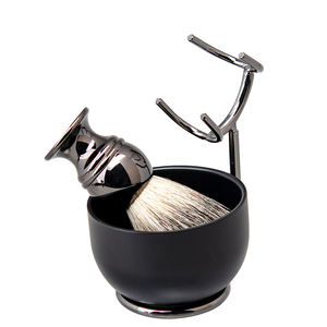 Set <span class=keywords><strong>de</strong></span> Afeitado <span class=keywords><strong>para</strong></span> Hombre ZY, Mango <span class=keywords><strong>de</strong></span> Aleación <span class=keywords><strong>de</strong></span> Aluminio Negro, Taza <span class=keywords><strong>de</strong></span> Acero Inoxidable, Tazón <span class=keywords><strong>de</strong></span> Jabón <span class=keywords><strong>de</strong></span> Afeitar <span class=keywords><strong>de</strong></span> Doble Capa, <span class=keywords><strong>Pelo</strong></span> <span class=keywords><strong>de</strong></span> Piel <span class=keywords><strong>de</strong></span> Ardilla Pura - Product Image 3