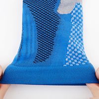 Nouvelle mode genou haute athlétique compresser chaussettes haute qualité femmes hommes course Sport chaussettes de compression