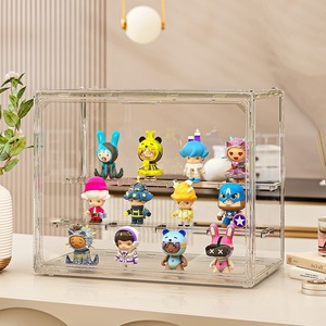 Boîte de présentation de stockage moderne figurine de jouet boîtier rectangulaire en <span class=keywords><strong>plastique</strong></span> transparent - Product Image 1