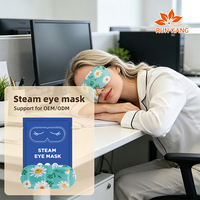 Masque oculaire jetable à la vapeur, fabrication directe usine, parfum personnalisé, emballage avec logo, tissu non tissé, soulage la fatigue oculaire, certifié ISO/CE