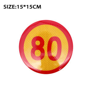 لافتة مرور دائرية حمراء تحمل حد السرعة 30 - Product Image 2