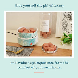 ไฟฟ้าเซรามิกสีเทา<span class=keywords><strong>2</strong></span> In 1เทียนอุ่นขี้ผึ้งทาร์ตละลายเตาหอม - Product Image 5