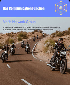 Intercomunicador para Motocicletas TOUCARE T80 5.0: Comunicación en Grupo para 32 Motociclistas, Compartir Música para Clubes <span class=keywords><strong>de</strong></span> Motociclistas - Product Image 2