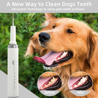 Nettoyeur dentaire ultrasonique pour animaux de compagnie (chiens et chats) à usage domestique, pour l'élimination de la plaque dentaire, du tartre et du calcul, avec outils dentaires de qualité dentaire.