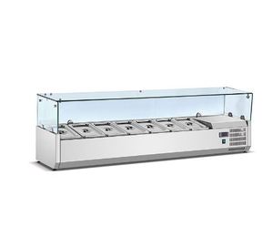 Bàn Thương mại truy cập hàng đầu nhỏ <span class=keywords><strong>salad</strong></span> <span class=keywords><strong>Bar</strong></span> hiển thị tủ lạnh Máy làm lạnh tủ lạnh tủ đông - Product Image 6