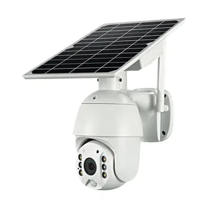 Factory Price 4MP 2MP Solar Powered Outdoor Security Solar CCTV Camera Wireless WiFi PTZ Camera