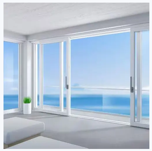 72*80 אינץ כפול זכוכית pvc דלת הזזה חלונות דלת הזזה דלתות pvc - Product Image 4