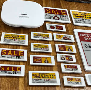 Etiquetas de precio digitales para estanterías de supermercado, 2.4GHz Ble 5.0, tinta electrónica, software API, 2.6 pulgadas, etiqueta electrónica ESL. - Product Image 5