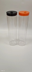 Tùy chỉnh rõ ràng ống nhựa bao bì trong suốt Son môi container r Sử dụng cho hàng thủ công 4-Pack Bóng Trong Suốt Ống - Product Image 4