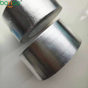 E-glass เทปผ้าใยแก้วอลูมิเนียมฟอยล์แบบมีกาวในตัว E-glass สําหรับการเชื่อมต่อท่อตะกั่วและการซ่อมและยึดท่ออากาศ - Product Image 5