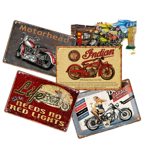 Tùy chỉnh kim loại tin dấu hiệu âm nhạc liên quan đến mào đường phố nhôm tấm tường cổ điển UV bù đắp in giặt tấm Tường sơn - Product Image 1