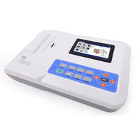 Équipement vétérinaire CONTEC ECG300G, appareil ECG portable à 12 pistes pour vétérinaires