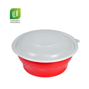Take Away Food Container Plastic Bowl Disposable Plastic Bowl with Lid