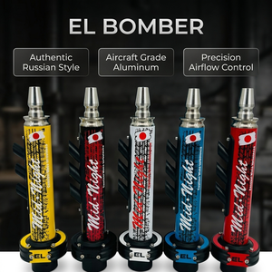 Cachimba de Aluminio de Alta Calidad, Estilo Ruso y Japonés, El Bomber Midnight Off Road, Narguile - Product Image 1