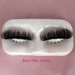 Ciglia Finte Voluminose con Effetto Spikes, Ciglia Finte All'ingrosso con Etichetta Privata, Ciglia <span class=keywords><strong>a</strong></span> Striscia Hot Sale che Sembrano Extension - Product Image 3