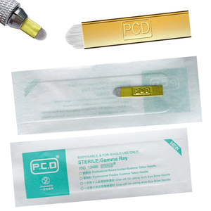 Agujas de Microblading Hadiyah PCD, Agujas Amarillas, Productos de Microblading, <span class=keywords><strong>Aguja</strong></span> Especial <span class=keywords><strong>para</strong></span> Bordado <span class=keywords><strong>a</strong></span> <span class=keywords><strong>Mano</strong></span>, Agujas de Cartucho <span class=keywords><strong>para</strong></span> Tatuaje - Product Image 4