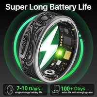 Anneau intelligent R16, fréquence cardiaque, oxygène sanguin, suivi du sommeil, comptage des pas, mode multi-sports, prise de photos, longue durée de vie de la batterie, double système d'exploitation