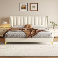 Modernes Design Holz Schlafzimmer möbel Set Hotel Apartment Schlafzimmer Holzrahmen Home Double King Size Luxus Schlafzimmer Set