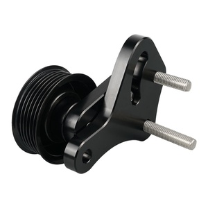 Bevinsee cho Chevy Camaro <span class=keywords><strong>LS1</strong></span> <span class=keywords><strong>Crank</strong></span> ròng rọc nhôm nhãn hiệu LS vành đai tensioner với ròng rọc - Product Image 4