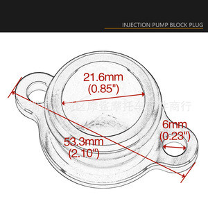 Bloque de Inyector de Combustible Yamaha PW50 PW80 Y Zinger 1991-2024 Negro Electrochapado, Pieza del Sistema de Combustible para Motocicleta - Product Image 3
