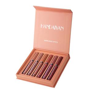 <strong>HANDAIYAN</strong> Hot Sexy Lipgloss Liquid <strong>Lipstick</strong> 6 Colors Set Waterproof Long Lasting Wholesale Nude Lipgloss Private Label - Product Image 6