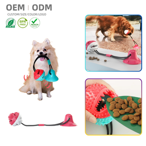 TPR Yeni Gelen Fabrika Toptan Satış Köpek Vakumlu Oyuncak Diş Sıkma Mama Sızdıran Cihaz Havalandırma Kediler - Product Image 1