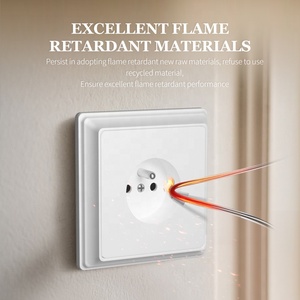 OEM <span class=keywords><strong>Vente</strong></span> Directe d'Usine France Togo Côte d'Ivoire Prise Murale Avec Panneau PC Haute Performance 16A 220V ~ 250V ( Rj45 Disponible) - Product Image 3