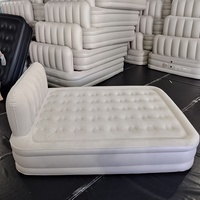Matelas de lit pneumatique gonflable de nouvelle conception avec pompe intégrée, lit de couchage à air, tête de lit, matelas pneumatique avec pompe