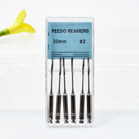 Alésoirs dentaires Peeso limes rotatives moteur outil métallique rotatif pour dentiste utilisation du canal radiculaire porte glissée