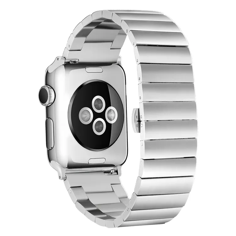 COOLYEP Bracelets de montre en acier inoxydable Bracelet de montre en métal de luxe pour iWatch 9 8 SE pour Ultra 9