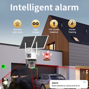 6MP 31200mAh <b>Solar</b> <b>Panel</b> Security PTZ Camera with Dual Lens 25W Outdoor Waterproof Night Vision Camera - Product Image 3