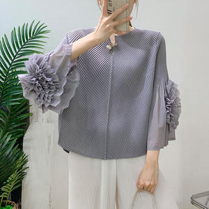 T-shirt décontracté pour femme, coupe ajustée, séchage rapide, écologique, imprimé numérique, été 2025 - Product Image 3